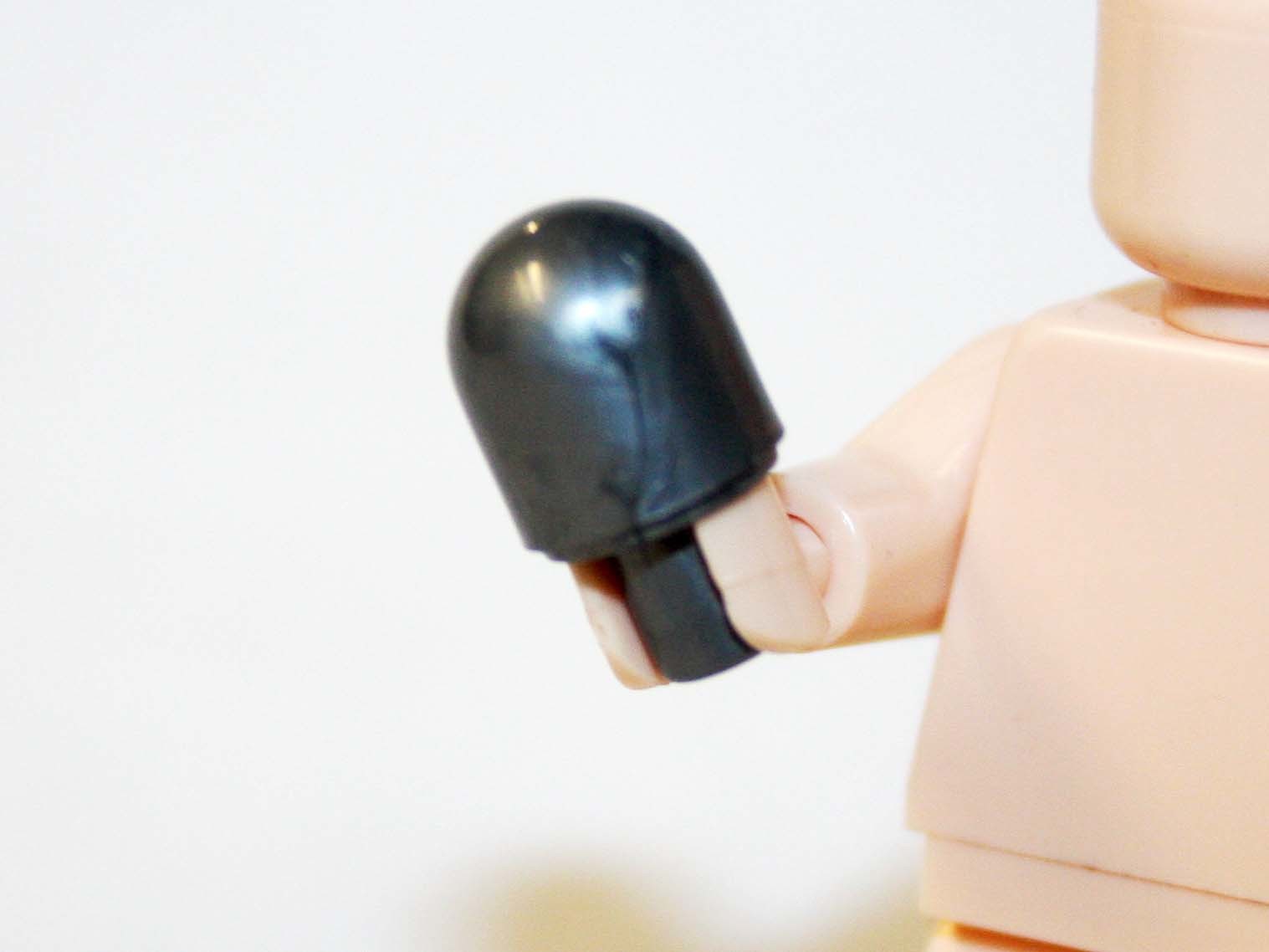 Minifigure Silver Round Light Clear Object Construction Piece US Seller - $1.86