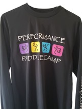 Wilson Men&#39;s Black Paddleboard.com Long Sleeve Hyper Tek Performance Shirt - £15.14 GBP
