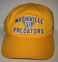 Nashville Predators Hat Cap NHL Fanatics Yellow Licensed Adjustable - £14.24 GBP