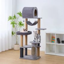 CAT TREE FOR CATS KITTY TOWER CONDO FURNITURE SCRATCH POLES SCRATCHING P... - $158.39