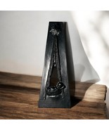 Vintage Austrian Brass Plaque Little Baby In Cradle TRM Brand - $993.10 MXN