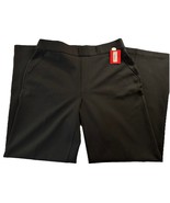 Spanx The Perfect Wide Leg Ponte Pants 20385Q Classic Black Petite Large Spanx - $1,657.07 MXN
