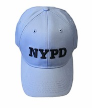 NYPD Baseball Hat New York Police Department Light Blue &amp; Navy One Size - £10.91 GBP