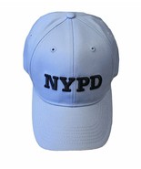 NYPD Baseball Hat New York Police Department Light Blue &amp; Navy One Size - £10.98 GBP