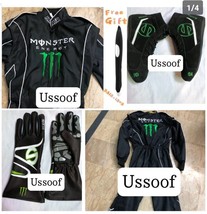 Monster Go Kart Race Suit Driver 2020 CIK/FIA level-2 with balaclava glove Shoes - £135.57 GBP