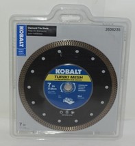 Kobalt 2636235 7 Inch Turbo Mesh Reinforced Hub Design Diamond Blade - £18.47 GBP