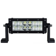 8&quot; High Power 12 LED Curved Light Bar Work Off Road ATV SUV 4WD Fits Jeep - £43.37 GBP