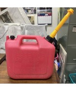 Vintage Pre Ban Wedco Essence 2-1/2 Gallon Vented Gas Can Red Plastic ne... - $39.99