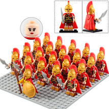 21pcs Medieval Spartan Army The Spartan Female Warriors Minifigure Toys - £27.17 GBP