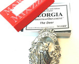 Martin Miazza Design Georgia Metal 2018 Stag Deer with Antler Christmas ... - $6.89