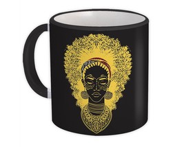 African Woman : Gift Mug Ethnic Art Black Culture Ethno - £12.52 GBP