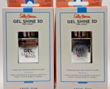 2x Sally Hansen Gel Shine 3D Top Coat Clear 0.45 Fl Oz - $13.25