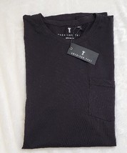 NWT &quot;American Tall&quot; Brand Men&#39;s Black TShirt Pocket Tee Size: LT NEW Reg... - £15.00 GBP