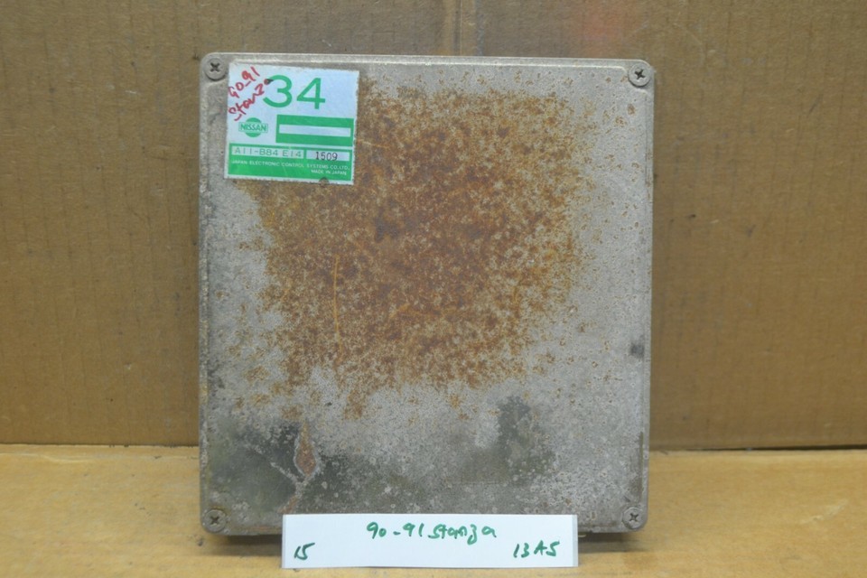 90-91 Nissan Stanza Engine Control Unit ECU A11B84E14 Module 15-13a5 - $29.39