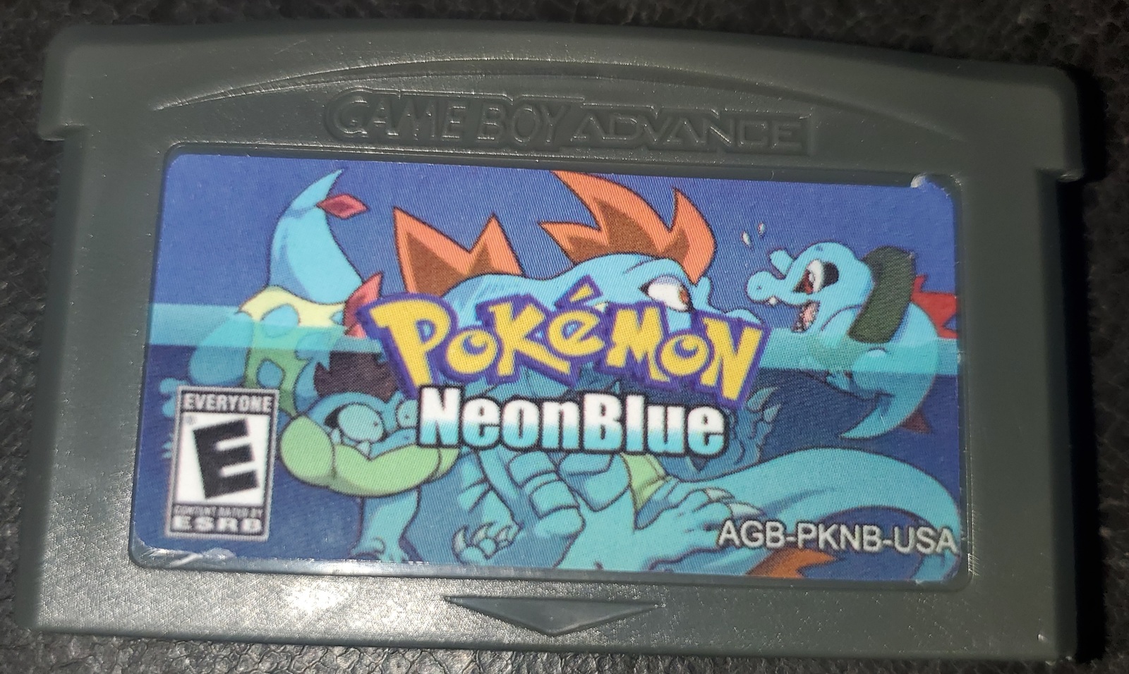 Pokemon NeonBlue GBA ROM Video Game Custom Gameboy Advance