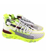 Nike React ISPA Low Mens Running Shoes Platinum Volt White CT2692-002 Me... - £62.45 GBP