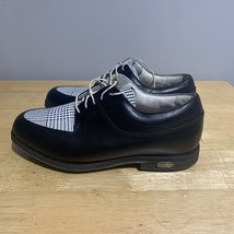 Foot Joy Golf Shoes Europa Collection Black Oxford Houndstooth Lace Up S... - $467.74 MXN