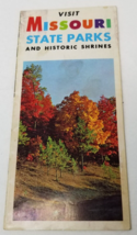 Missouri State Parks and Historic Shrines 1971 Foldout Brochure Thousand... - $15.15