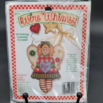 New Vintage 1994 Wire Whimsy Needlepoint Holiday Christmas Christmas Angel - $7.42