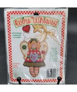 New Vintage 1994 Wire Whimsy Needlepoint Holiday Christmas Christmas Angel - €6,39 EUR