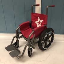 American Girl Truly Me Berry Wheelchair For 18” Dolls  Red with a white Star - £19.60 GBP