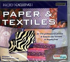 Photo Exclusives: Paper and Textiles (PC-CD, 2009) Win/Mac - Factory Sealed JC - £3.18 GBP