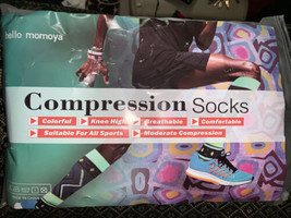 8 Pairs Compression Socks for Women Men Knee High Running Stocki...hello... - £23.37 GBP