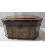 Tiger Animal laminated wood keepsake trinket box hinged with latch Furen... - £18.81 GBP