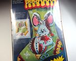 Holiday Christmas Mouse Stocking Felt Kit No. 3174 19-in Long Sequins Beads - $23.75