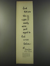 1956 Neiman-Marcus Slim Zippo Cigarette Lighter Advertisement - £14.61 GBP