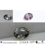  Alexandrite 85% color change, purple/green|GIA premium handcrafted step... - £412.71 GBP