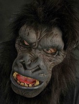 Gorilla Mask Go-Rilla Primate Ape Realistic Scary Halloween Costume Party M1019 - £49.77 GBP