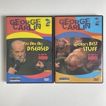 George Carlin: You Are All Diseased &amp; Georgia’s Best Stuff Hbo Dvd Lot￼ - £9.36 GBP