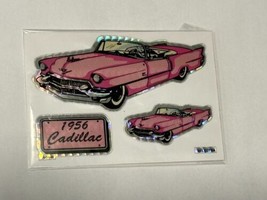 Vintage Prismatic Selectra 1956 Pink Cadillac Prism Sticker NOS FREE SHI... - £9.49 GBP