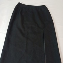 Focus 2000 By Charles Glueck Woman’s Back Zip & Slit Pull-On Black Skirt Size 8 image 5