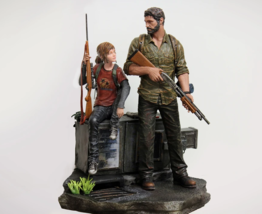 The Last of Us Joel and Ellie Statue Post Pandemic and Joel Edition pack - $4,500.00