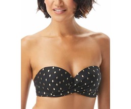Coco Reef Womens Printed Underwire Swim Top,Black,36D - £41.94 GBP