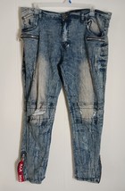 Vintage Rocawear Stone Washed Distressed Jeans Mens Size 40X32 - $589.25 MXN