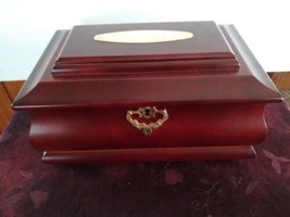 Footed Wooden Jewelry Box By Things Remembered Says &#39;Happy Birthday Dear Mother&#39; - £37.35 GBP