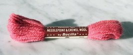 Vintage Bucilla Persian Wool Needlepoint Crewel 3 Ply Yarn-1 Skein Pink #14 - $2.38