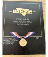 1985 ANSCHUTZ RIFLE CATALOG, SPORTING RIFLES, MATCH AIR RIFLE. - $18.57 CAD