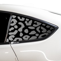 Fits 2022 2023 Toyota GR86 Quarter Window Precut Cow and Leopard Print Decal - $44.99