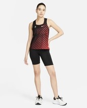 New Nike Dri-FIT Women&#39;s ADV AeroSwift Running Tank Singlet DR5849-010 Size M - £27.64 GBP