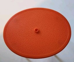 Vintage 1987 Barbie Fashion Doll Orange Patio Table  for Set 7679 ARCO Toys - £12.24 GBP