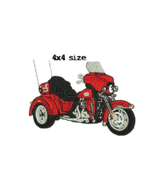 Harley Trike 4x4 size digitized filled embroidery design Digital Download - $8.13 CAD