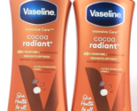 2 Count Vaseline Intensive Care 20.3 Oz Cocoa Radiant 48 Hr Moisture Lotion - $33.99