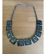 Vtg Graziella Laffi Signed PERU 925 Sterling Silver Necklace Bird Llama ... - $416.22 CAD