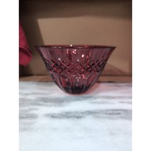 Waterford Marquis Shelton Ruby Red Crystal 8&quot; Bowl, Lead Crystal Display Dish - $39.60