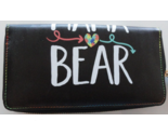 MAMA BEAR AUTISM AWARENESS SPECIAL NEEDS PROUD MOM BLACK WALLET 8X4 - $8.61