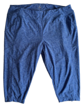 T by Talbots Blue Cropped Athletic Leggings Size 3X - £22.77 GBP